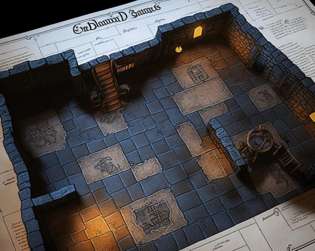 Как с помощью нейросети создать карту для игры в Dungeons & Dragons и другие настолки